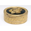 delicata caseta Empire, pentru bijuterii. bronz Ormolu. Franta cca 1830